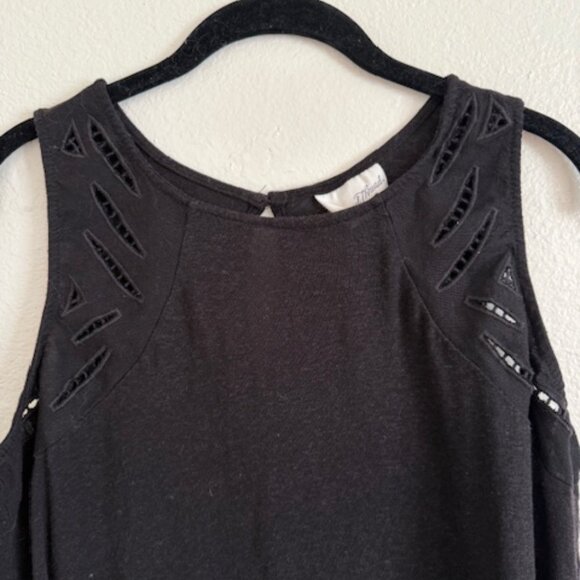 Women's Black Tank Top Universal Thread Size L - Picture 2 of 4